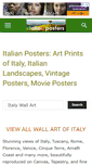 Mobile Screenshot of italianposters.net